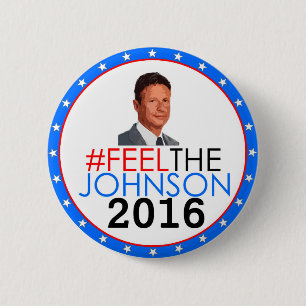 Badge Rond 5 Cm #feelthejohnson Gary Johnson 2016