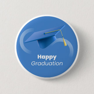 Badge Rond 5 Cm "Félicitations au diplômé !"