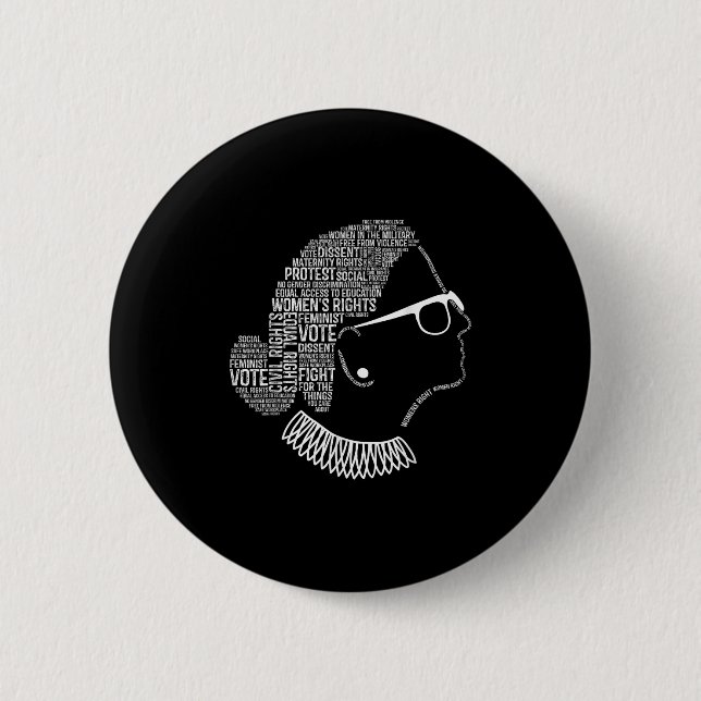 Badge Rond 5 Cm Feminism Quotes Feminist Womens Rights  (Devant)