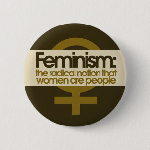 Badge Rond 5 Cm Féminisme pour les femmes