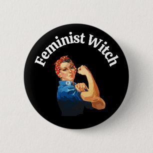 Badge Rond 5 Cm Féministe Anti-Trump Justice Sociale Droits de l'H
