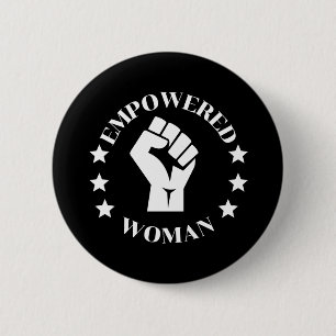 Badge Rond 5 Cm Femme autonome