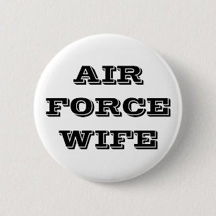 Badge Rond 5 Cm Femme de la Force aérienne de Button