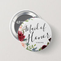 Femme d'honneur Bouquet Bourgogne Mariage personna