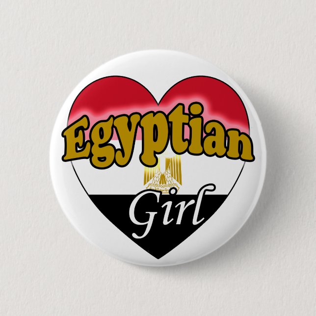 Badge Rond 5 Cm Femme égyptienne (Devant)