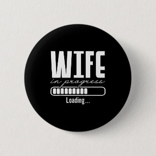 Badge Rond 5 Cm Femme en devenir fiancée annonce de fiançailles