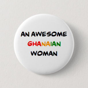 Badge Rond 5 Cm femme ghanéenne, superbe mug à café