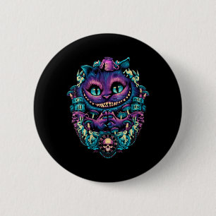 Badge Rond 5 Cm Femmes Cheshire Ca