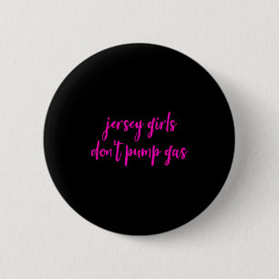 Badge Rond 5 Cm Femmes drôles du New Jersey, les filles du Jersey