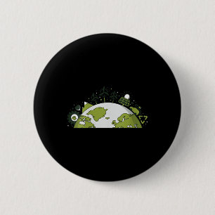 Badge Rond 5 Cm Femmes Énergie renouvelable & Recyclage -