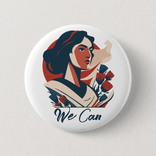 Badge Rond 5 Cm Femmes habilitées