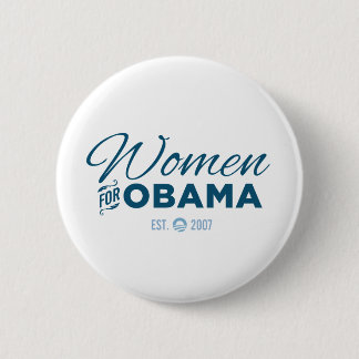 Badge Rond 5 Cm Femmes pour Obama