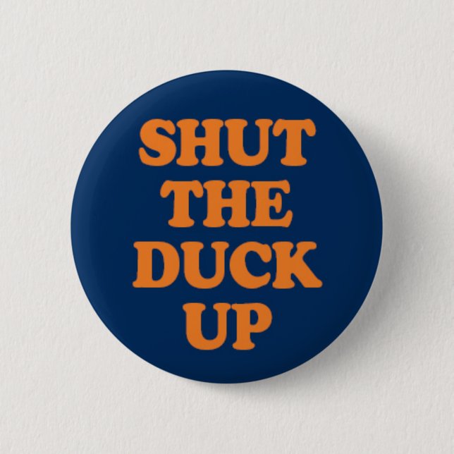 Badge Rond 5 Cm Ferme Le Canard (Devant)