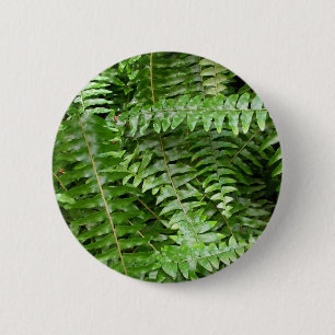 Badge Rond 5 Cm Fermer Fronds I Green Nature