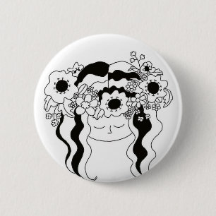 Badge Rond 5 Cm Fest folklorique ukrainien d'Ivana Kupala