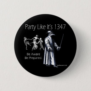 Badge Rond 5 Cm Fête Comme en 1347