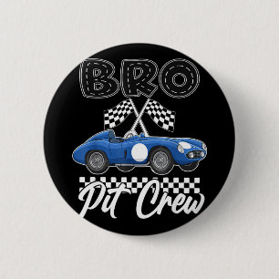 Badge Rond 5 Cm Fête d'anniversaire de course de voiture de course