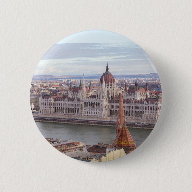 Badge Rond 5 Cm Fête de Budapest (Devant)