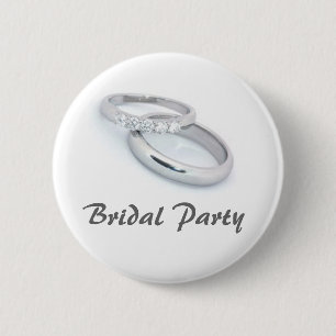 Badge Rond 5 Cm Fête de la mariée