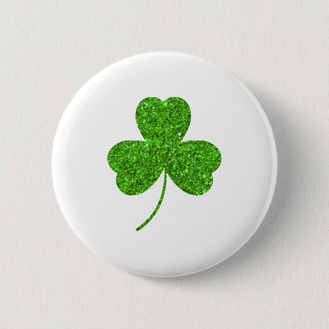 Badge Rond 5 Cm Fête de la Saint-Patrick shamrock (Devant)