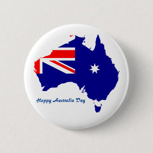 Badge Rond 5 Cm Fête de l'Australie