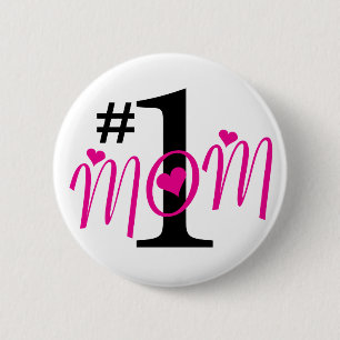 Badge Rond 5 Cm Fête des Mères