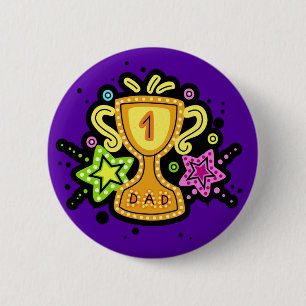 Badge Rond 5 Cm Fête des pères