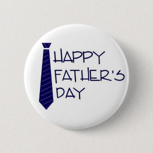 Badge Rond 5 Cm fête des pères heureuse