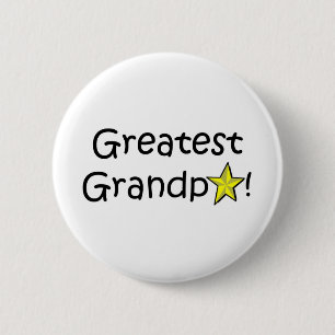 Badge Rond 5 Cm Fête des pères heureuse, grand-papa !