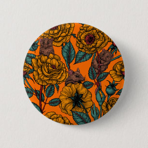 Badge Rond 5 Cm Fête des souris rétro