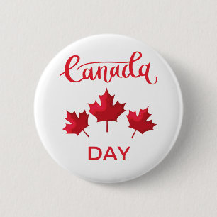 Badge Rond 5 Cm Fête du Canada