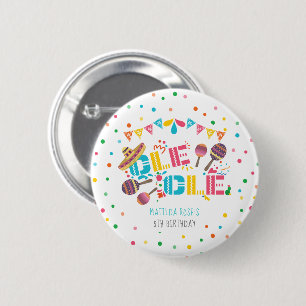 Badge Rond 5 Cm Fête mexicaine - Anniversaire personnalisé