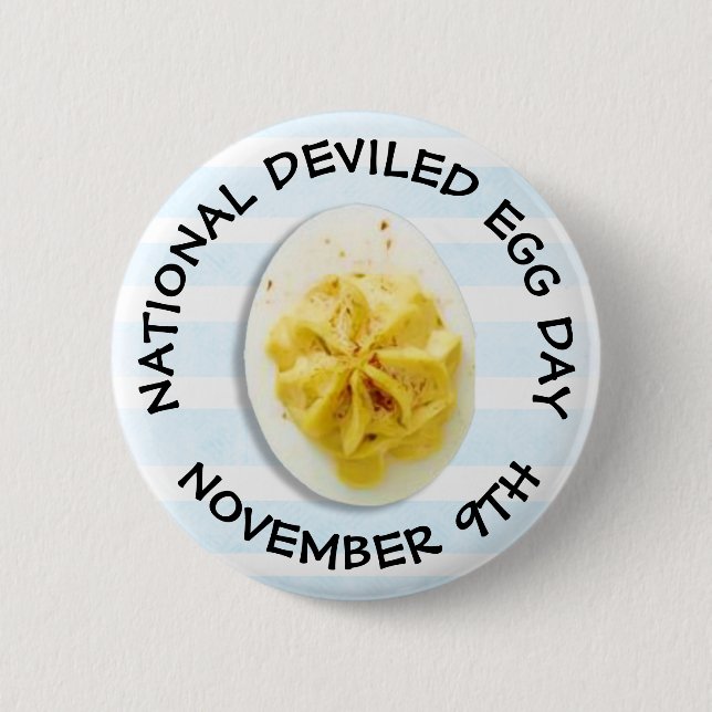 Badge Rond 5 Cm Fête nationale des oeufs déversés (Devant)