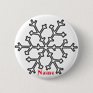 Badge Rond 5 Cm Feu de neige Thunder_Cove