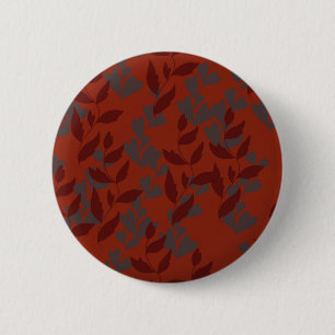 Badge Rond 5 Cm feuille