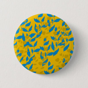 Badge Rond 5 Cm feuille
