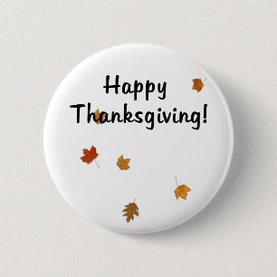 Badge Rond 5 Cm Feuille de récolte