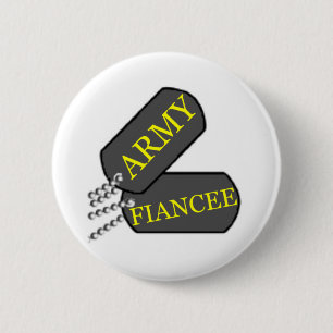 Badge Rond 5 Cm Fiancée 2 d'armée