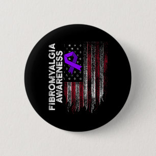 Badge Rond 5 Cm Fibromyalgie Survivant Fier Guerrier 11