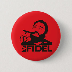 Badge Rond 5 Cm Fidel Castro