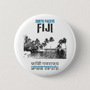 Badge Rond 5 Cm Fidji