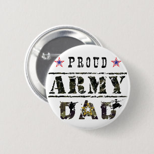 Badge Rond 5 Cm Fier papa de l'armée