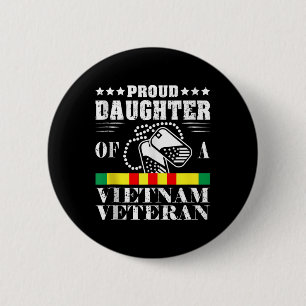 Badge Rond 5 Cm Fière Fille D'Une Journée commémorative Viêt Nam P
