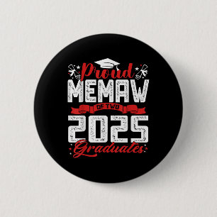 Badge Rond 5 Cm Fière Mémo De Deux Diplômés De 2025 Cl Supérieur D