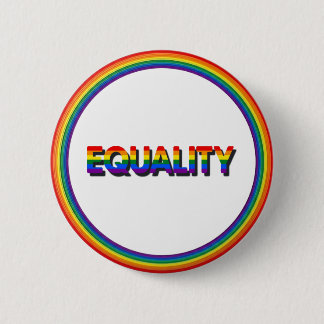 Badge Rond 5 Cm Fierté Arc-en-ciel Égalité