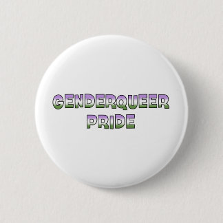 Badge Rond 5 Cm Fierté de Genderqueer