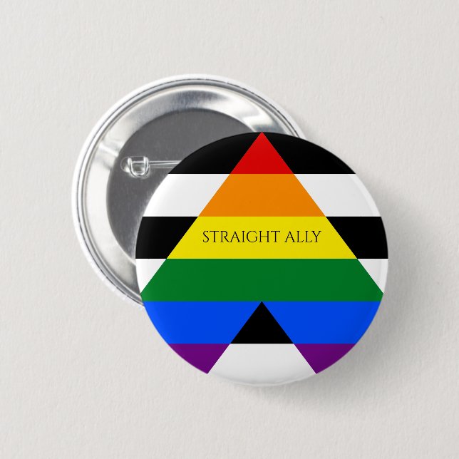 Badge Rond 5 Cm Fierté de l'Ally droit (Devant & derrière)