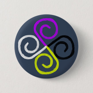 Badge Rond 5 Cm Fierté de Nonbinary