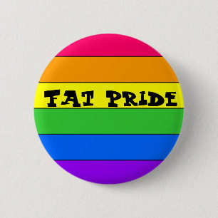 Badge Rond 5 Cm Fierté, Fierté gras