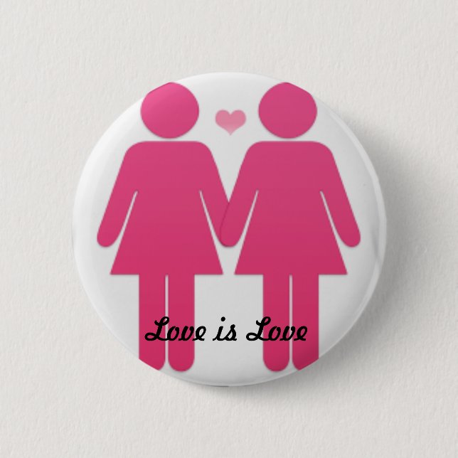 Badge Rond 5 Cm Fierté lesbienne (Devant)